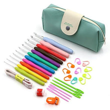 Load image into Gallery viewer, 30pcs Crochet Hooks Set with Storage Bag Yarn