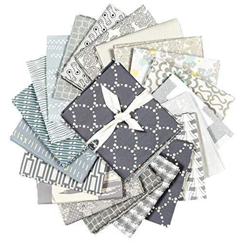 Art Gallery Fabrics Exclusive Bundle 20 Fat Quarters Grey