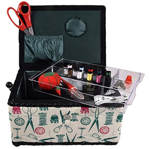 SINGER 07271 Basket with Sewing Notions Kit & Removable Tray