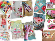 Load image into Gallery viewer, Amazon.com: Quilting Fabric, Misscrafts 25pcs 8&quot; x 8&quot; (20cm x 20cm) Cotton Craft Fabric Bundle Patchwork Pre-Cut Quilt Squares for DIY Sewing Scrapbooking Quilting Dot Pattern